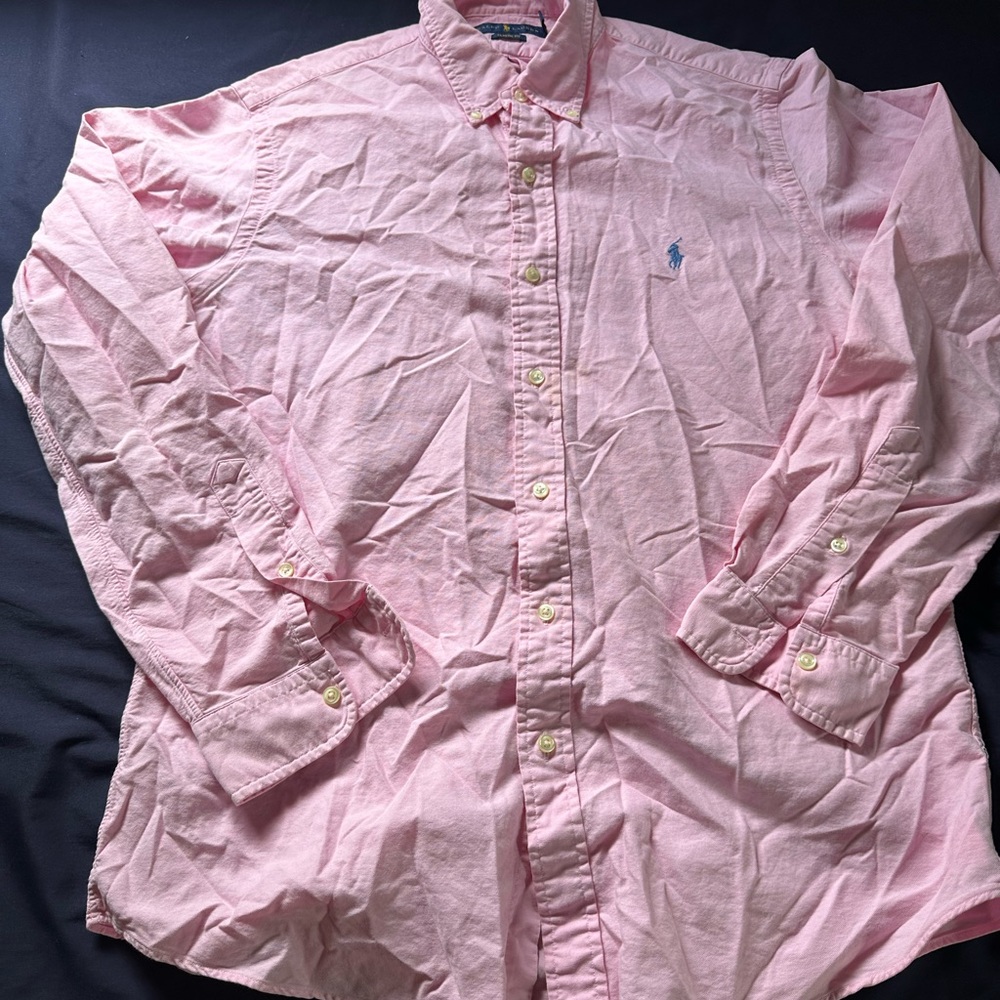 Ralph Lauren Pink Casual Button Down Shirt